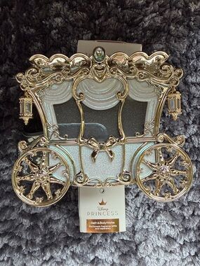 Bath & Body Works Gold/White Disney Princess Carriage Wall Accent - SOLD OUT